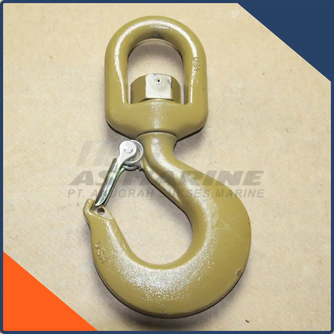 Crosby USA Swivel Hook / Kait / Gancu L322AN Alloy with Latch Kit 11 Ton